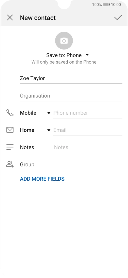 Press Phone number and key in the required phone number.