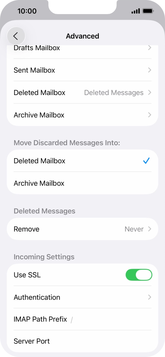 Press Authentication.