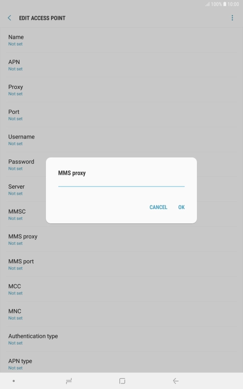 Key in 149.254.201.135 and press OK.