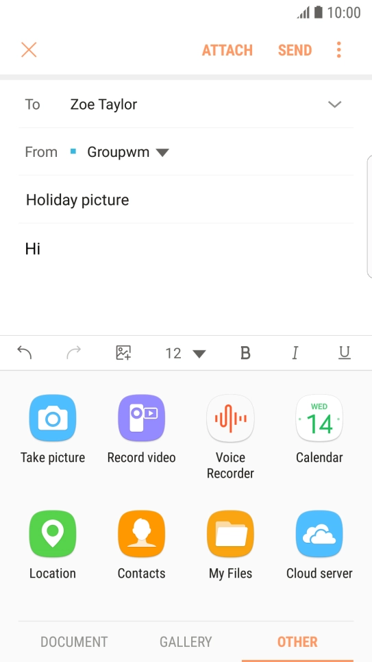 Press My Files and go to the required folder.