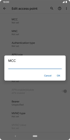 Key in 234 and press OK.