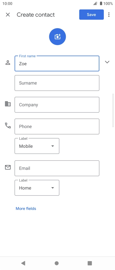 Press Surname and key in the required last name.