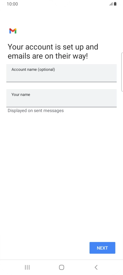 Press the field below 