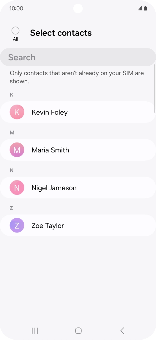 Press the field above 