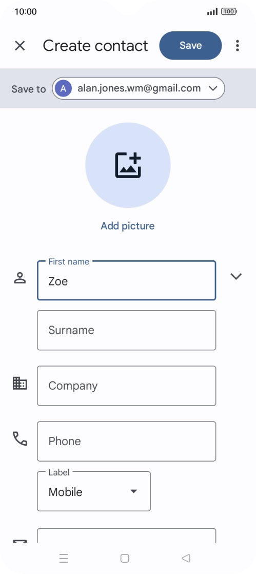 Press Surname and key in the required last name.