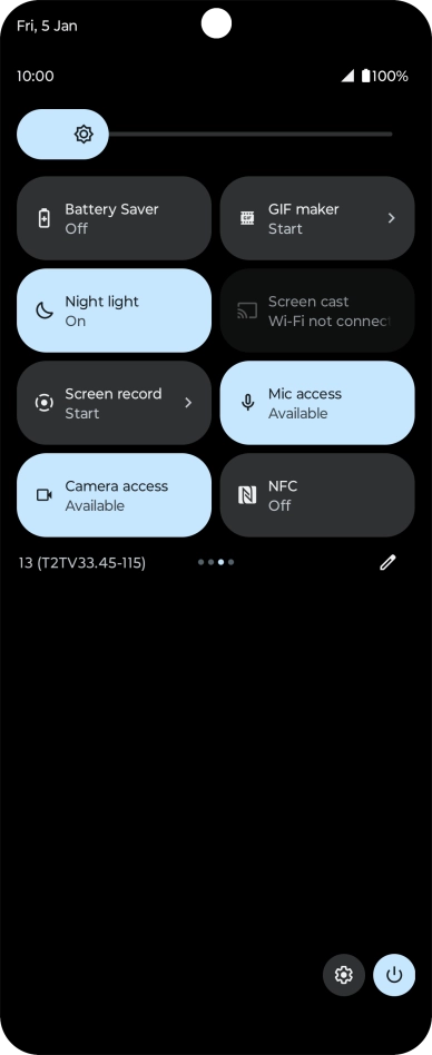 Press Battery Saver to turn on the function.