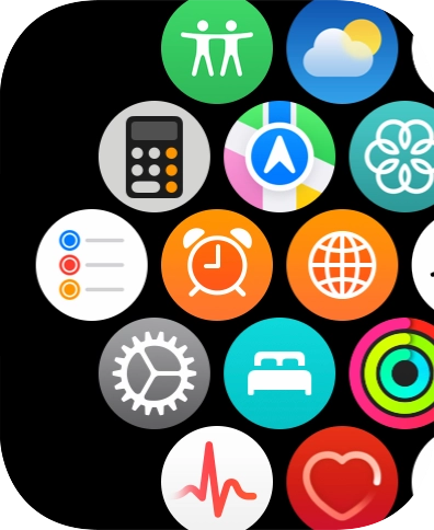 Press the Maps icon.