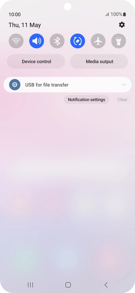Press the drop down list.