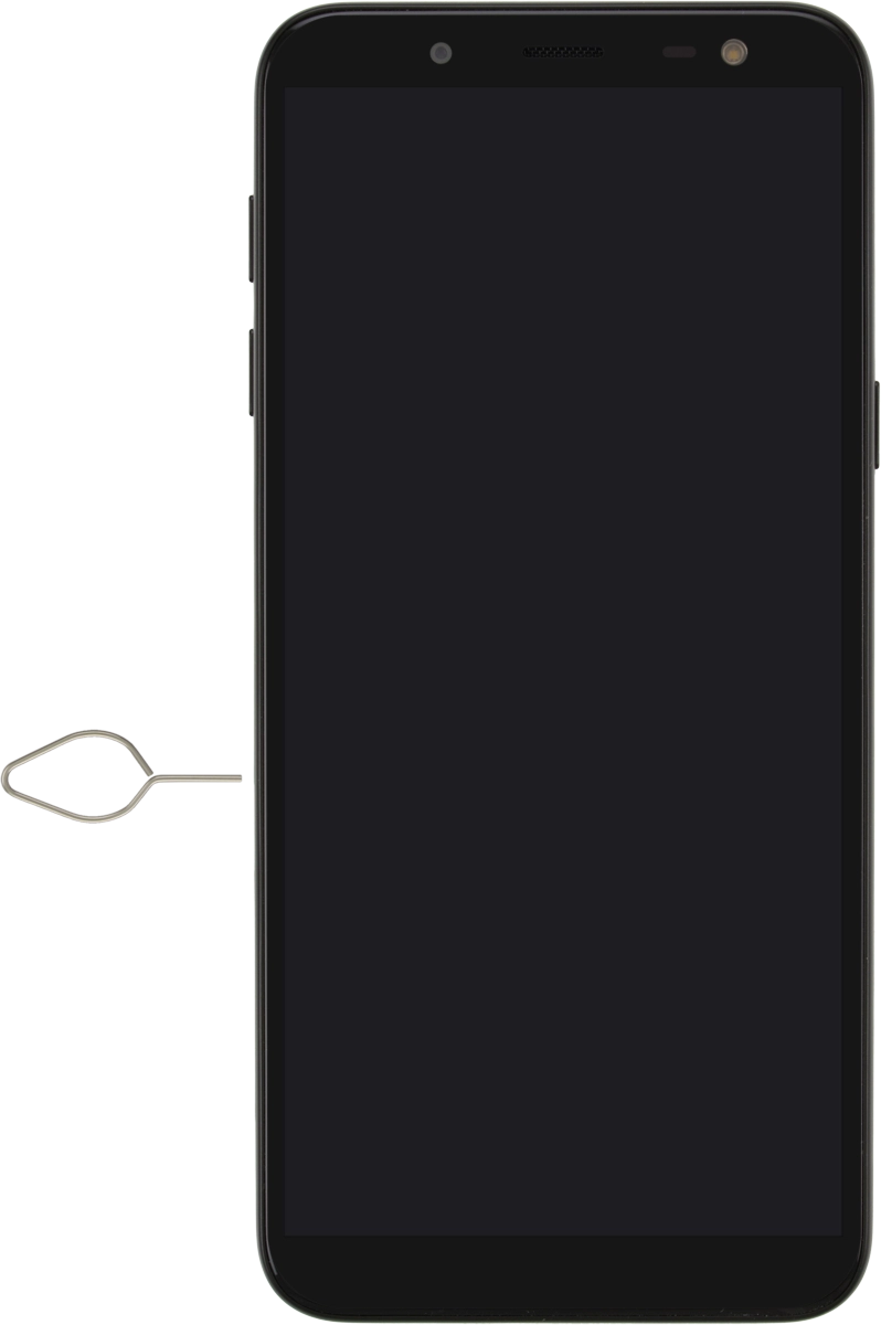 Find the opener for the SIM holder.