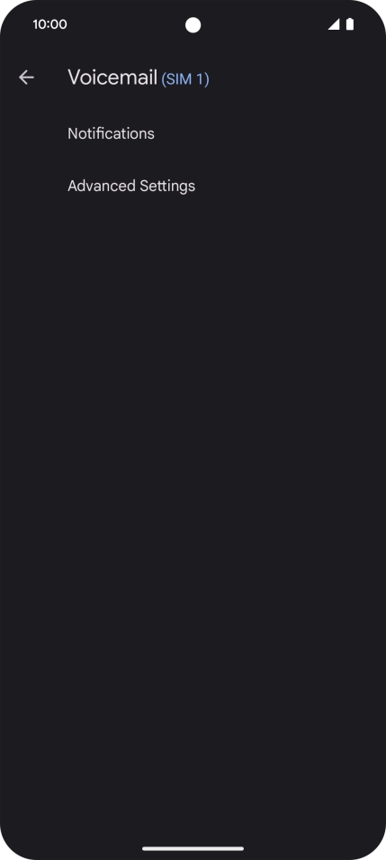 Press Advanced Settings.