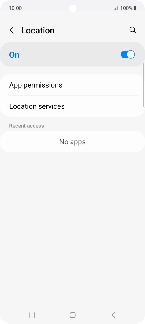 Press App permissions.
