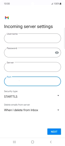 Press the drop down list below 