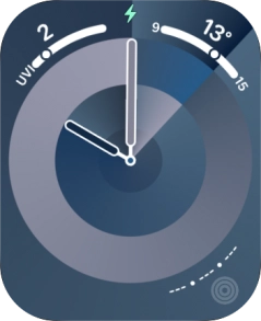 When the battery charging icon is displayed, charging is in progress.