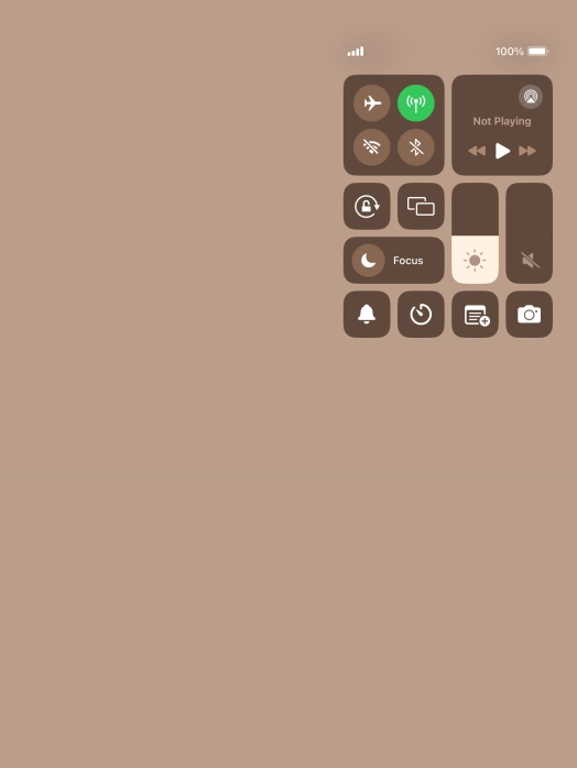 Press the sound mode icon to turn silent mode on or off.