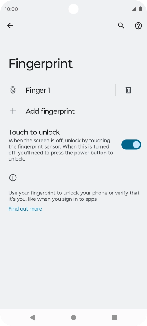 Press the Return key.