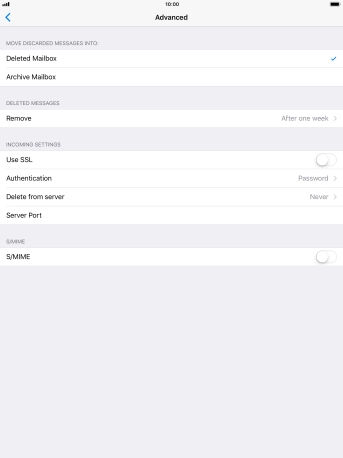 Press Authentication.