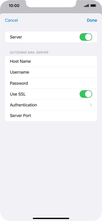 Press Authentication.