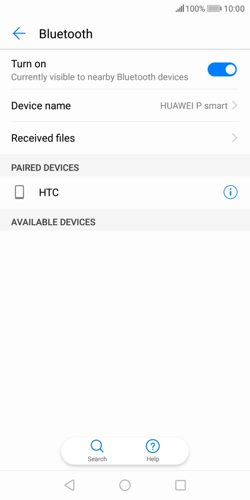 Press the Home key to return to the home screen.