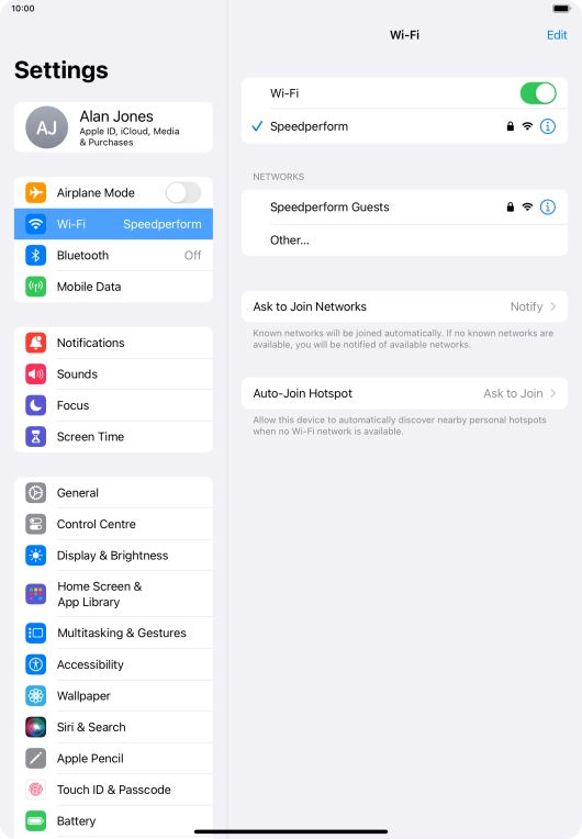 Slide your finger upwards starting from the bottom of the screen to return to the home screen.