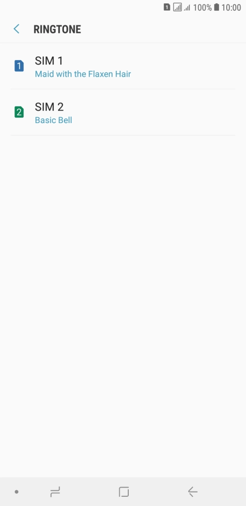 Press the Home key to return to the home screen.