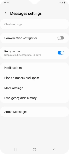 Press More settings.
