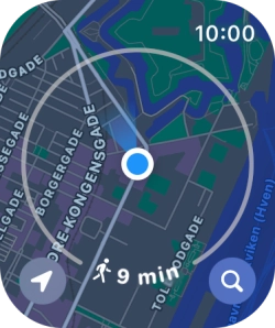 Press the search icon.