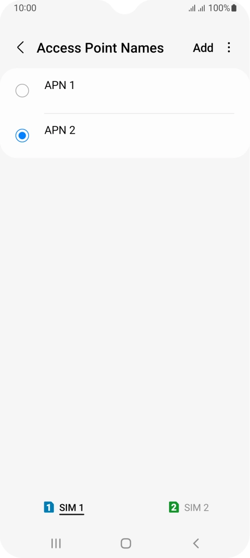 Press the Home key to return to the home screen.