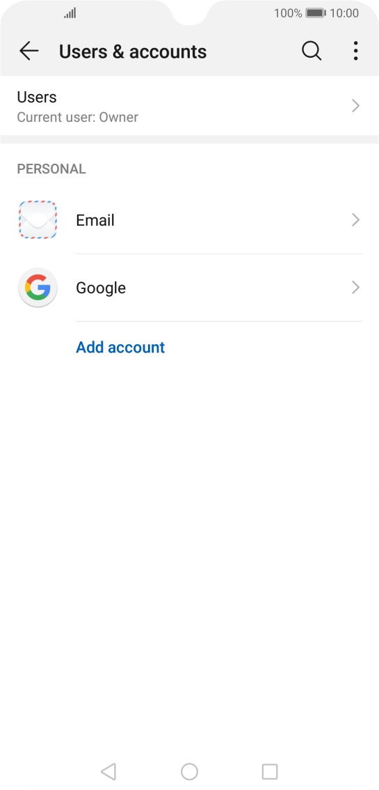 Press the Home key to return to the home screen.