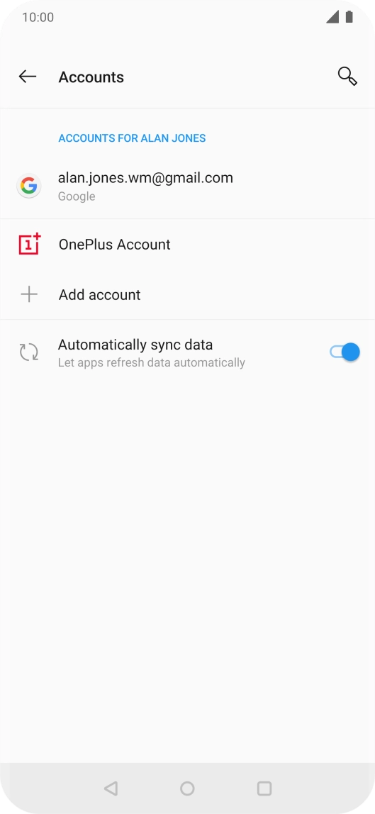 Press the Home key to return to the home screen.