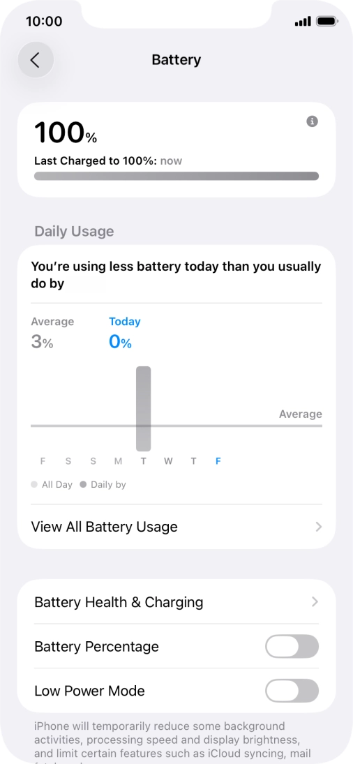 Press Battery Health & Charging.