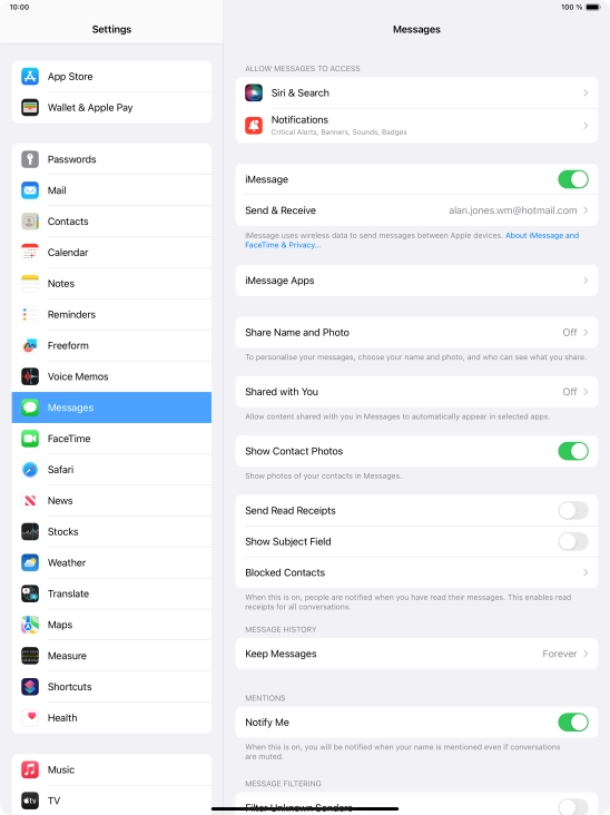 Slide your finger upwards starting from the bottom of the screen to return to the home screen.