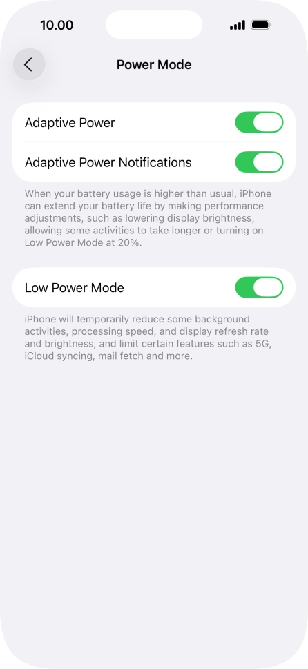 Slide your finger upwards starting from the bottom of the screen to return to the home screen.