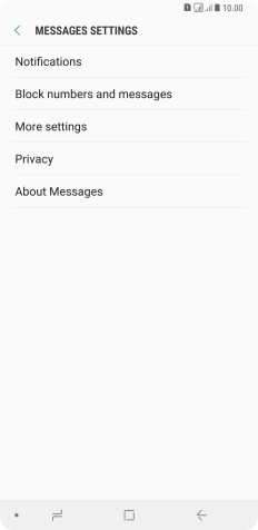 Press More settings.
