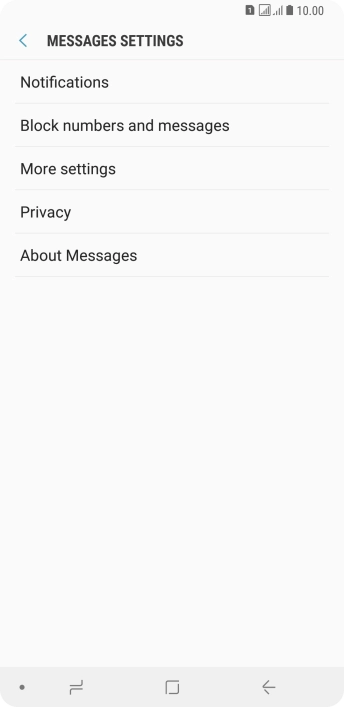 Press More settings.