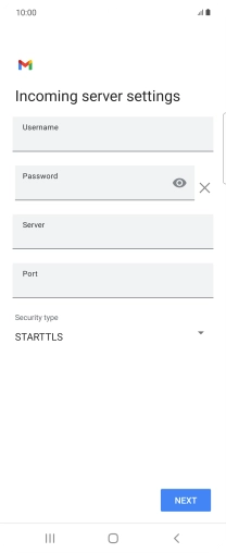 Press the field below 