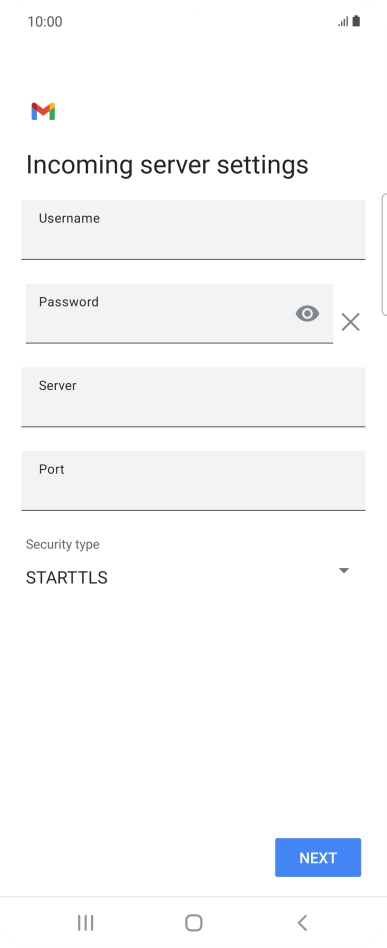 Press the field below 