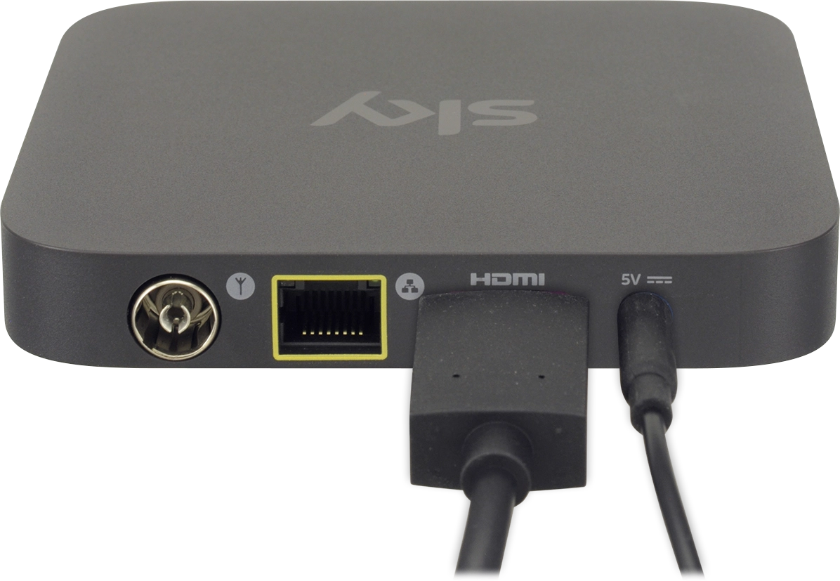 Connect the HDMI cable to the HDMI port and to your TV.
