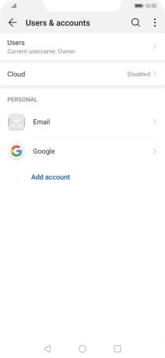 Press the Home key to return to the home screen.