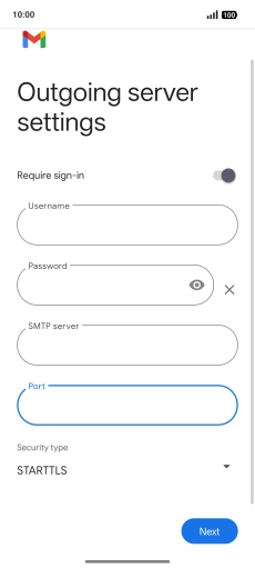 Press the drop down list below 