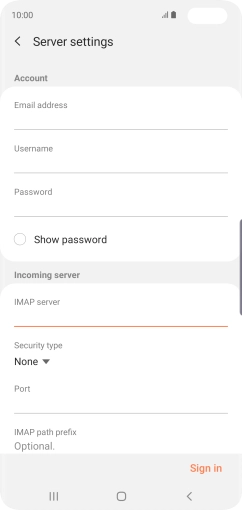 Press the drop down list below 