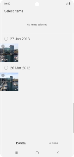 Press the required picture.