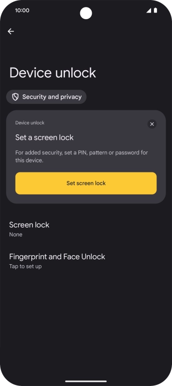 Slide your finger upwards starting from the bottom of the screen to return to the home screen.