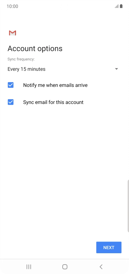 Press the drop down list below 
