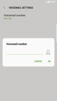 Key in +447953222222 and press OK.
