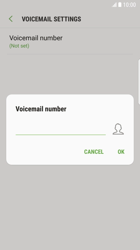 Key in +447953222222 and press OK.