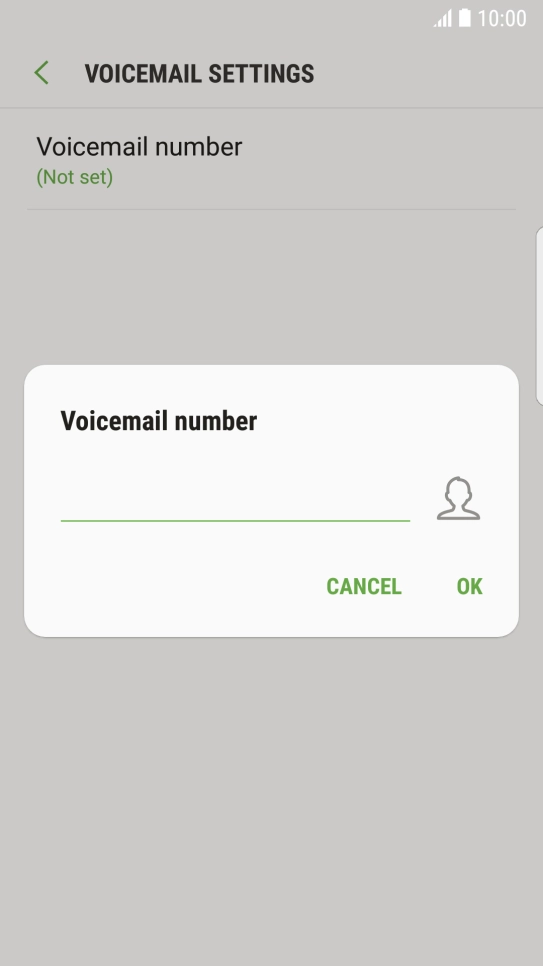Key in +447953222222 and press OK.