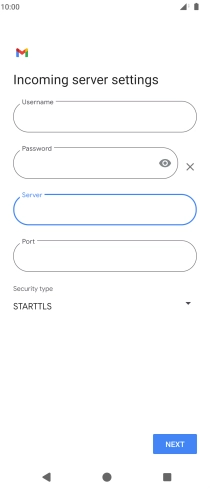 Press the field below 