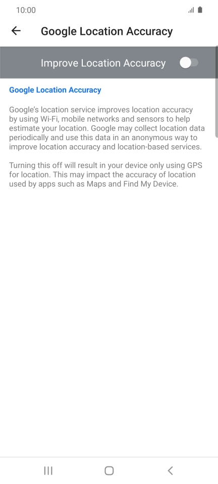 If you press the indicator next to 