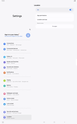 Press App permissions.