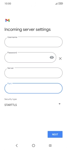 Press the drop down list below 